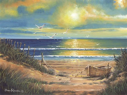 Tranquil Sunset by John Rossini art print