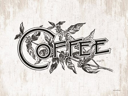 Coffee by Lettered &amp; Lined art print