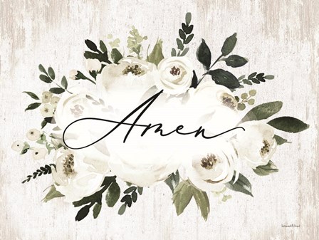 Amen by Lettered &amp; Lined art print
