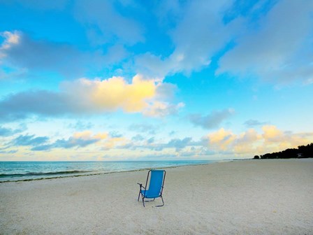 Chair On Beach by Jack Reed art print