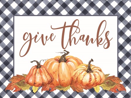 Give Thanks by Lettered &amp; Lined art print