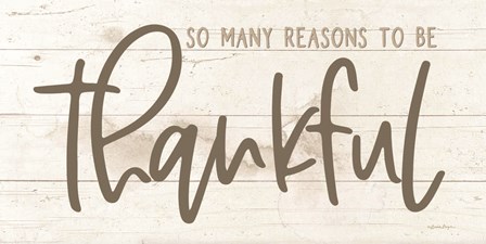 So Many Reasons to be Thankful by Susie Boyer art print