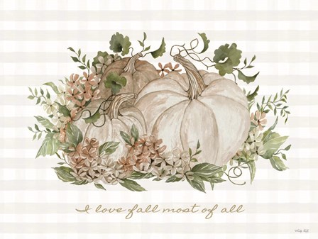 I Love Fall Most of All by Cindy Jacobs art print