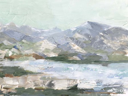 Pastel Mountain View I by Ethan Harper art print