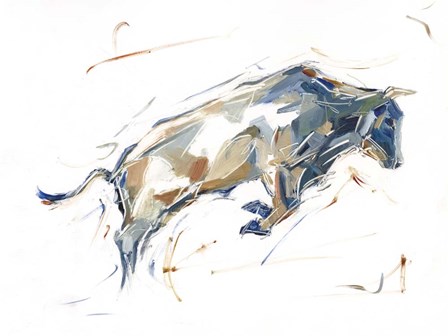 Modern Bull Study I by Ethan Harper art print