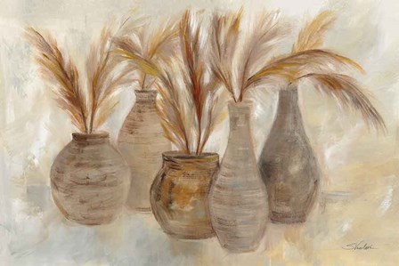 Grasses and Baskets by Silvia Vassileva art print