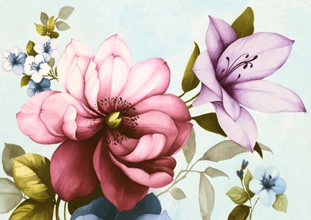 Purple Azaleas by Rei Keiko art print