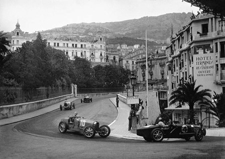 Passing at the 1932 Monaco Grand Prix art print