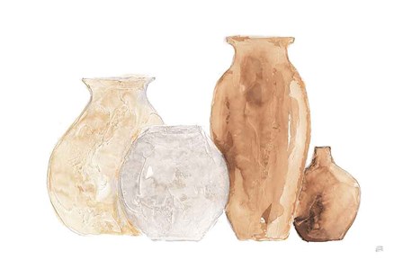 Neutral Vases III by Chris Paschke art print