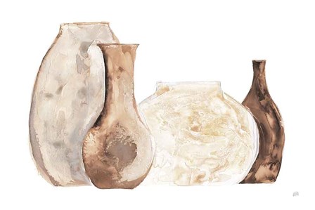 Neutral Vases II by Chris Paschke art print