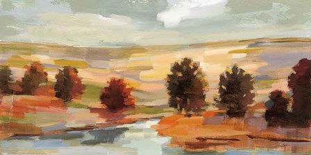 Fall Country Landscape by Silvia Vassileva art print