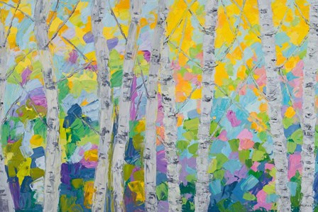 Dancing Birch Tree by Ann Marie Coolick art print