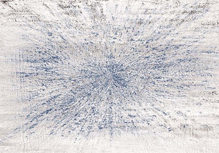 Burst Of Blue Ink by Roberto Gonzalez art print