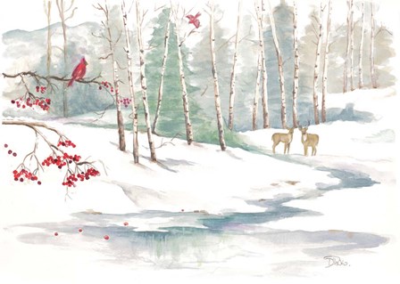 Winter Landscape by Patricia Pinto art print