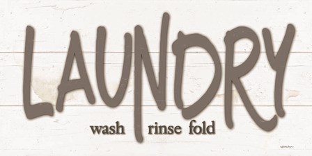 Laundry - Wash, Rinse, Fold by Susie Boyer art print