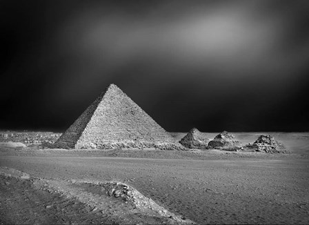 Pyramids by Essam Abdollh Al art print