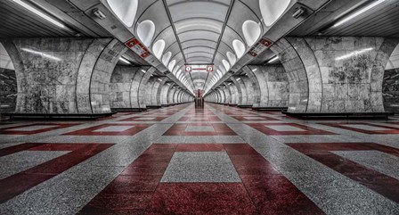 Prague Metro by Massimo Cuomo art print