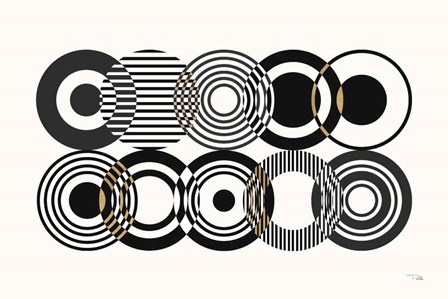 Deco Retro black I by Pela art print