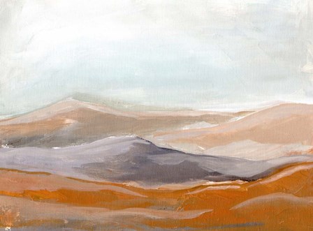 Orange Tinted Hillside by Marcy Chapman art print