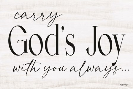 God&#39;s Joy by Susie Boyer art print