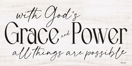 God&#39;s Grace and Power by Susie Boyer art print