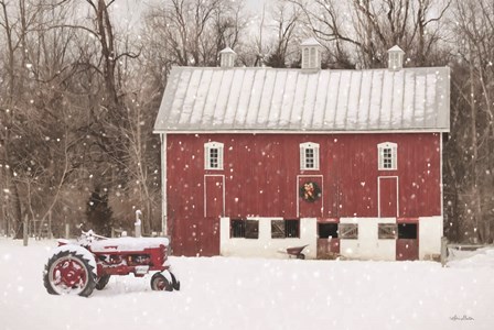 Lickdale Farm in Winter by Lori Deiter art print