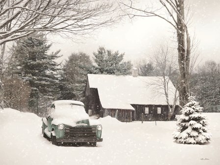 Winter on the Old Farm by Lori Deiter art print