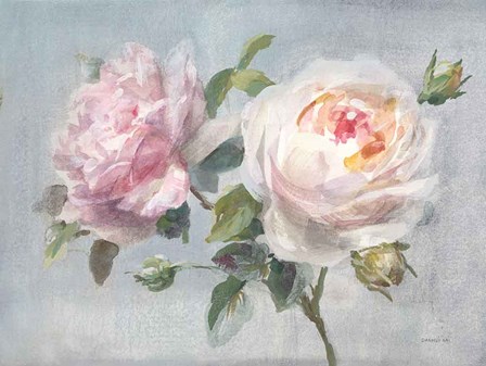 Light Lovely Roses by Danhui Nai art print