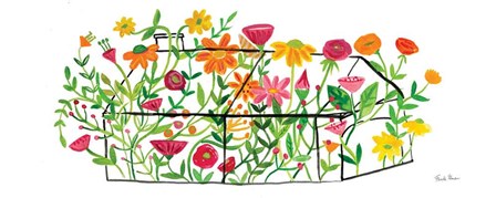 Greenhouse Blooming II by Farida Zaman art print