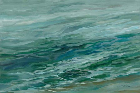 Viridian Sea by Silvia Vassileva art print
