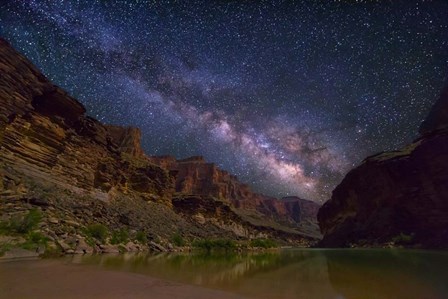 Milky Way Spanning Grand Canyon by Royce Bair art print
