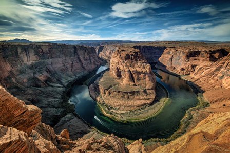 Rounding Horseshoe Bend by Andy Crawford Photography art print
