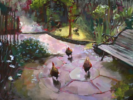 The Secret Garden by Lisa Timmerman art print