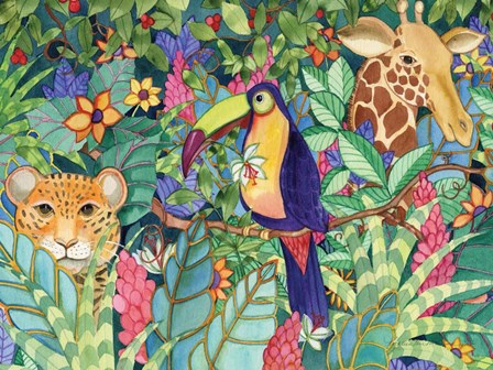 Jungle by Kathleen Parr McKenna art print