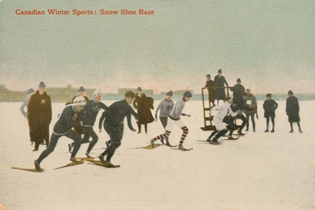 Snow Shoe Race by Wild Apple Portfolio art print
