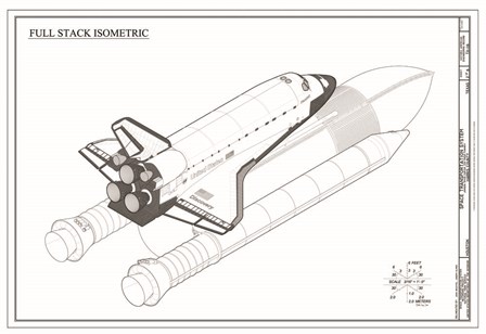Discovery Full Stack Isometric by Stellar Design Studio art print