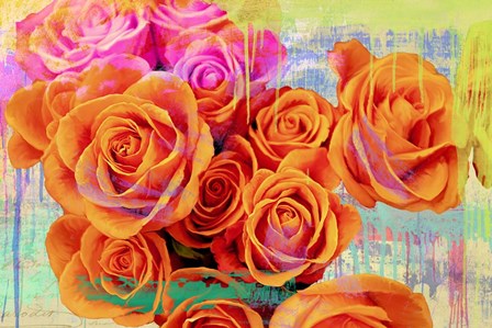 Dripping Roses by Kelly Parr art print