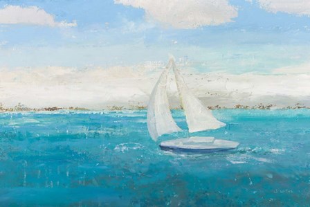 Sailing Into the Blue by James Wiens art print