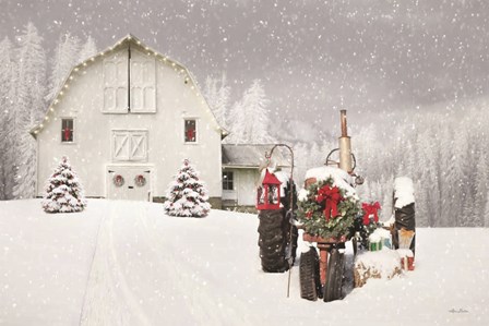 Snowy Country Christmas Wishes by Lori Deiter art print