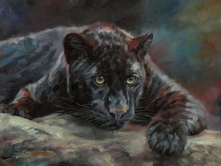 Black Panther 4 by David Stribbling art print