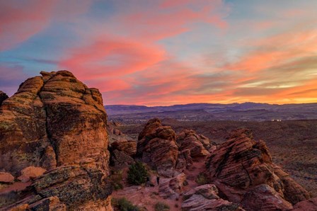 Sunset over the Canyon by Jeff Poe Photography art print
