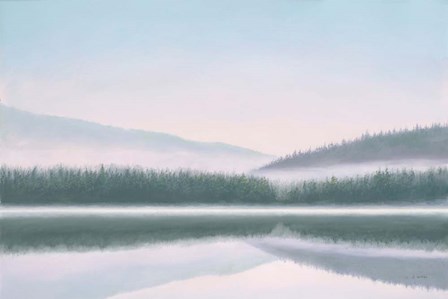 Lakeside Morning by James Wiens art print