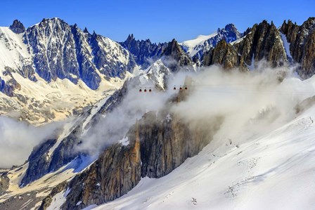 Panoramic Mont Blanc Cable Car by Giulio Ercolani/Stocktrek Images art print