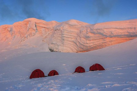 Base Camp at Nevado Alpamayo &amp; Nevado Quitaraju in Peru by Giulio Ercolani/Stocktrek Images art print