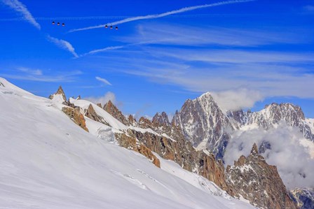Panoramic Mont Blanc Cable Car Crossing the Glacier by Giulio Ercolani/Stocktrek Images art print