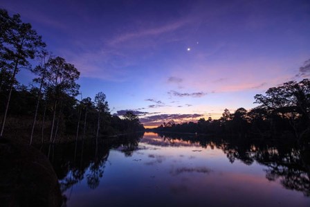 Break of Dawn at Angkor Wat in Cambodia by Jeff Dai/Stocktrek Images art print