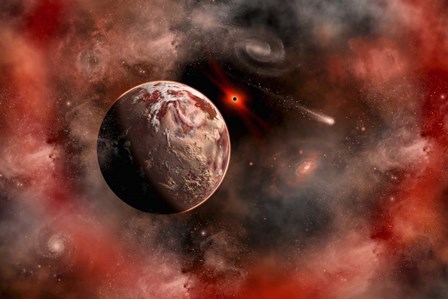 An Alien Exoplanet Orbiting Its Distant Sun 1 by Mark Stevenson/Stocktrek Images art print