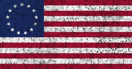 13 star Betsy Ross American flag by Vernon Lewis Gallery/Stocktrek Images art print