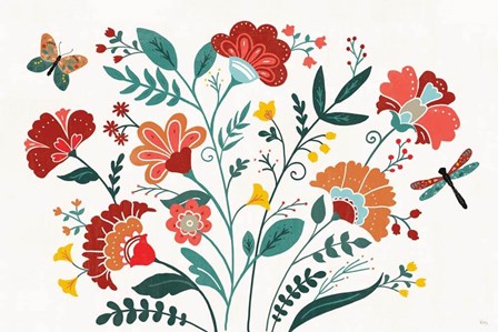 Floral Style I by Veronique Charron art print