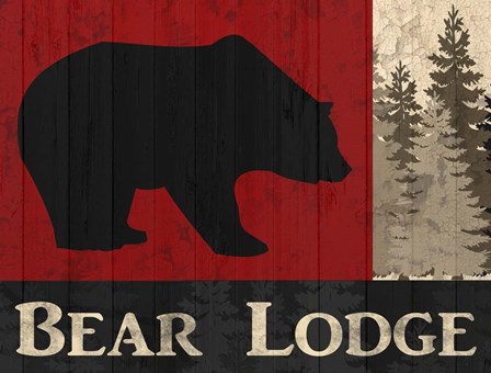 Bear Lodge by Kimberly Allen art print